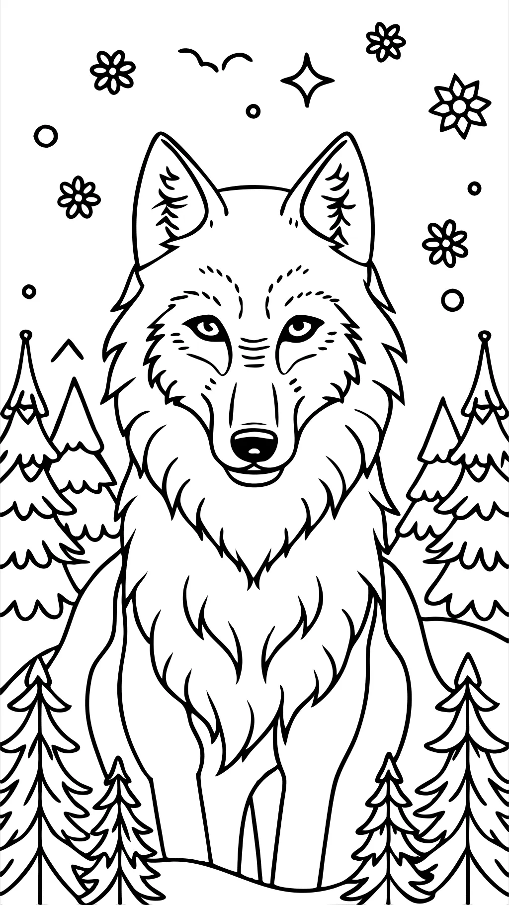 coloriages imprimables loups